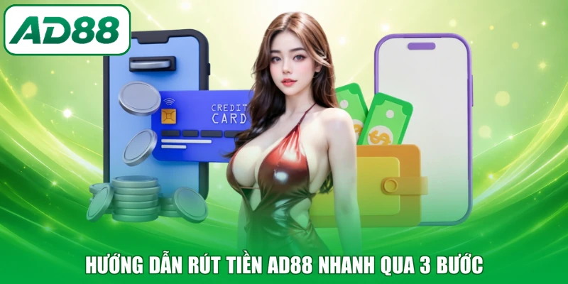 Hướng dẫn rút tiền AD88 nhanh qua 3 bước